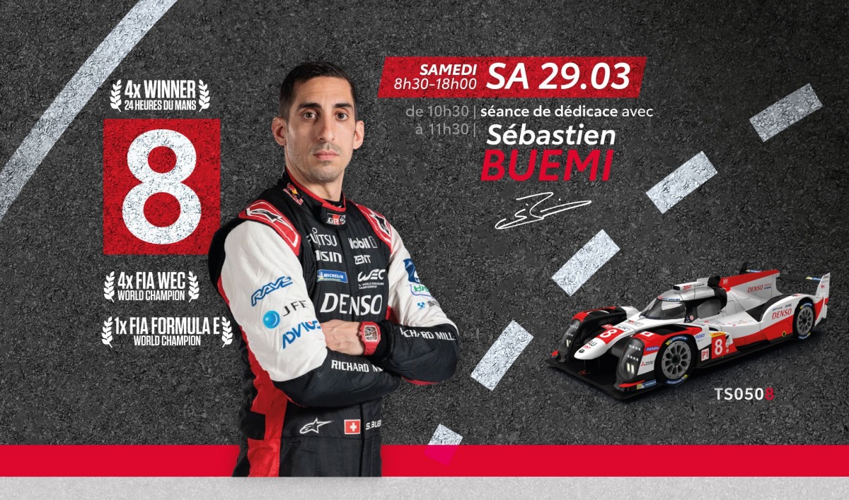 Image Expo de printemps avec Sébastien BUEMI!