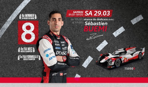 Image Expo de printemps avec Sébastien BUEMI!