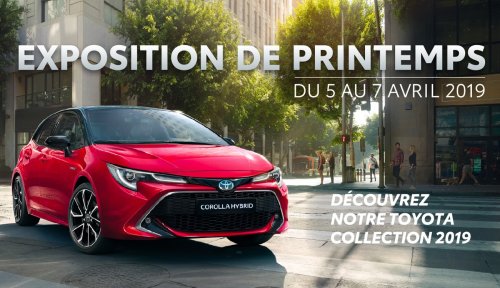 Image Venez découvrir notre Toyota collection 2019 - du 5 au 7 avril